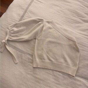 One shoulder knit top